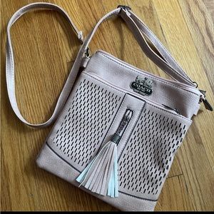 HOLD Blush Pink Crossbody Purse (06